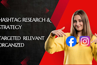 research 100 instagram tiktok hashtags niche growth