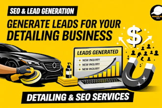 generate leads for auto detailing business with SEO