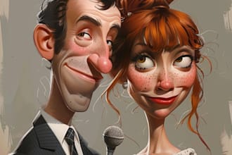 draw a caricature, cartoon caricatures