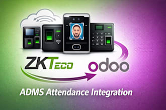 integrate zkteco biometric devices with odoo attendance adms