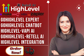 highlevel calling agent vapi ai retell ai integration n8n make zapier automation