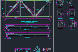 create industrial autocad drafting for structural and industrial drawings