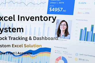create excel inventory management and stock tracking system