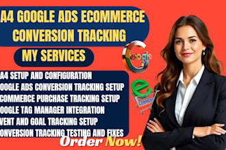 set up ga4 google ads ecommerce conversion tracking