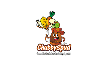 design bake potato logo for the the chubby spud food trailer