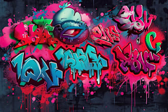 make outstanding logo, lettering, graffiti, signature design