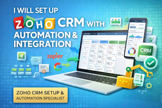 set up zoho crm and automate workflows with integration