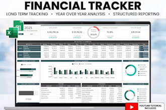 a personal finance tracker spreadsheet with dashboard