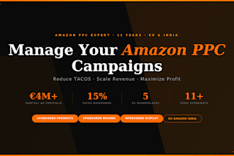 manage your amazon PPC campaigns to reduce tacos