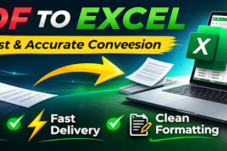 convert complex PDF tables into accurate excel with formatting