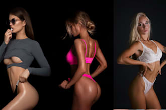 do professional boudoir lingerie and beauty photo retouching