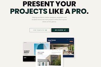 provide an online portfolio for architects and engineer