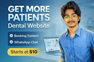 create a dental clinic websites to get more patients