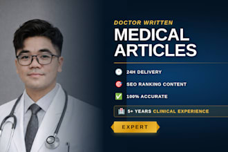 write womens health and gynecology articles as an MD