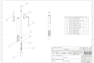 create 2d technical drawing and dfm