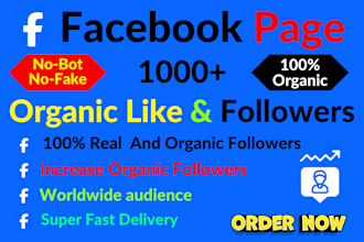 get 1000 facebook page followers and like