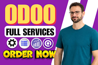 handle odoo installation, API integration, workflow automation and server setup