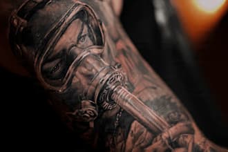 design professional tattoo and custom tattoo