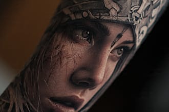 create unique realism tattoo design with my style