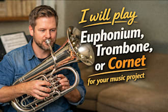 play euphonium, trombone, or cornet for your music project