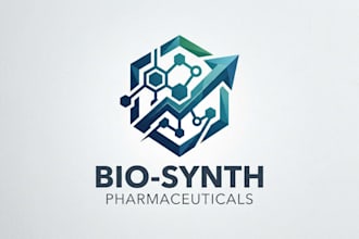 design a professional pharmaceutical manufacturing logo