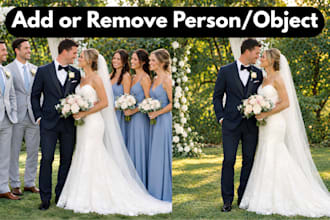 add or remove person or object and remove background in adobe photoshop