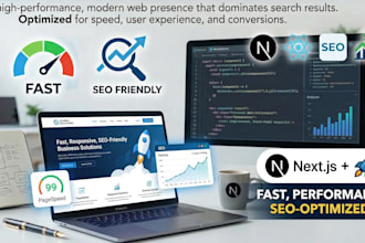 build a fast SEO friendly nextjs business website