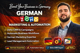 do german zoho marketing automation, zoho crm, zoho social zoho form campaign