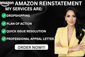 reactivate suspended amazon,account reinstatement,appeal letter,plan of action