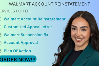 reinstate walmart suspension walmart appeal letter poa walmart approval