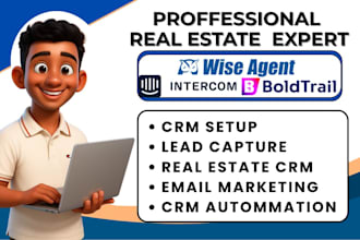 real estate crm intercom boldtrail wise agent lead capture and email marketing