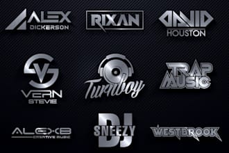 design dope music, dj, band, artist or musician logo for you