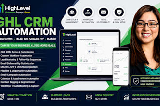 build ghl va ghl crm automation ghl workflow expert ghl email deliverability dns