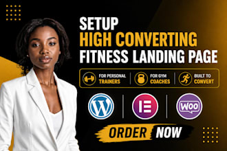 setup highconverting fitness landing page personal trainers gym coaches website