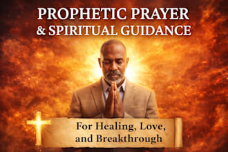 give u a powerful prophetic prayer n spiritual guidance for your situation