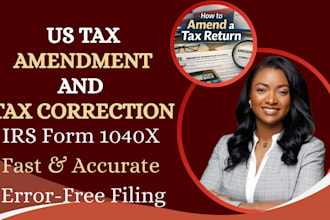 amend us tax return fix tax errors correct tax file irs tax amendment form 1040x