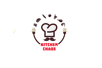 design unique kitchen chaos logo