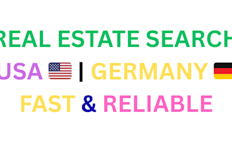 find the best real estate properties in USA and germany fast