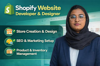 your shopify website developer and designer