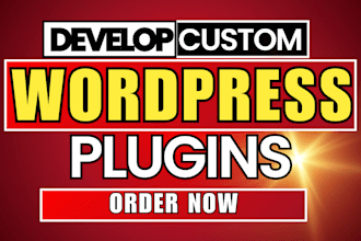 build, create or update custom wordpress plugin