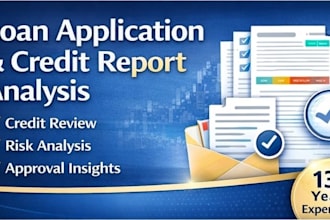 review and analyse loan applications and credit reports