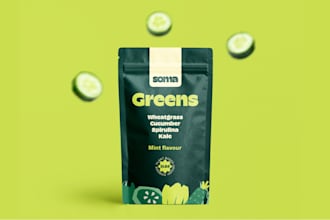 design premium food packaging and pouch design