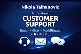 customer support agent and virtual assistant