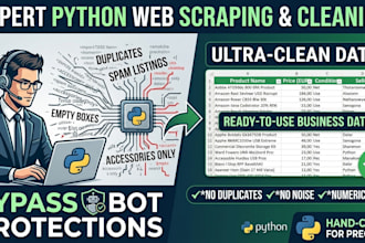 scrape any ecommerce site and provide clean filtered data
