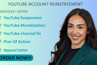 reinstate suspended youtube channel recover monetization suspension appeal