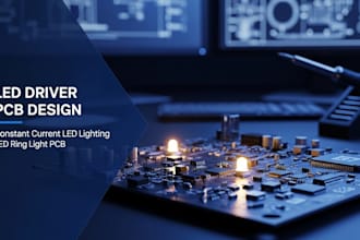 design led driver pcb,constant current led lighting and led ring light pcb