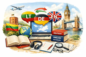 do english to german and vice versa translations within 24 hours