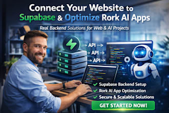 connect your website to supabase backend optimize rork ai apps with real bakend