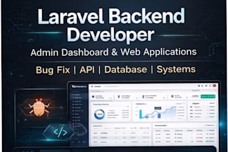 build a laravel admin dashboard or IT management system