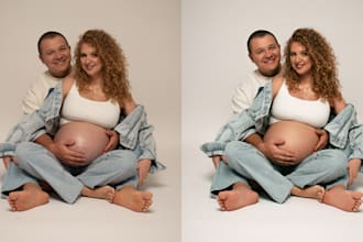 edit pregnancy, maternity, newborn, family photos